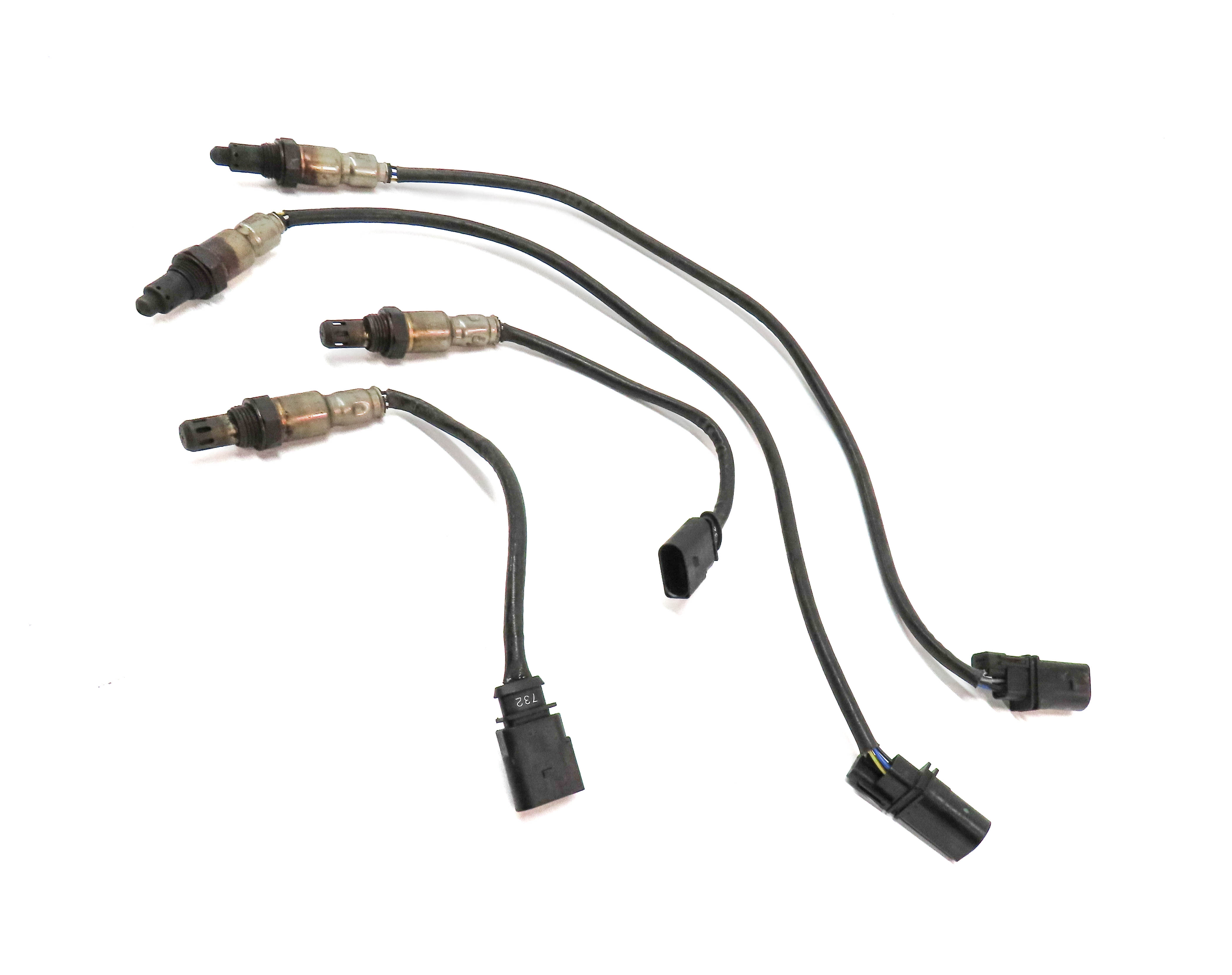 16 AUDI A7 (C7) 3.0L SUPER PRE/POST CAT OXYGEN O2 LAMBDA PROBE SENSOR SET/4 — exact item pictured